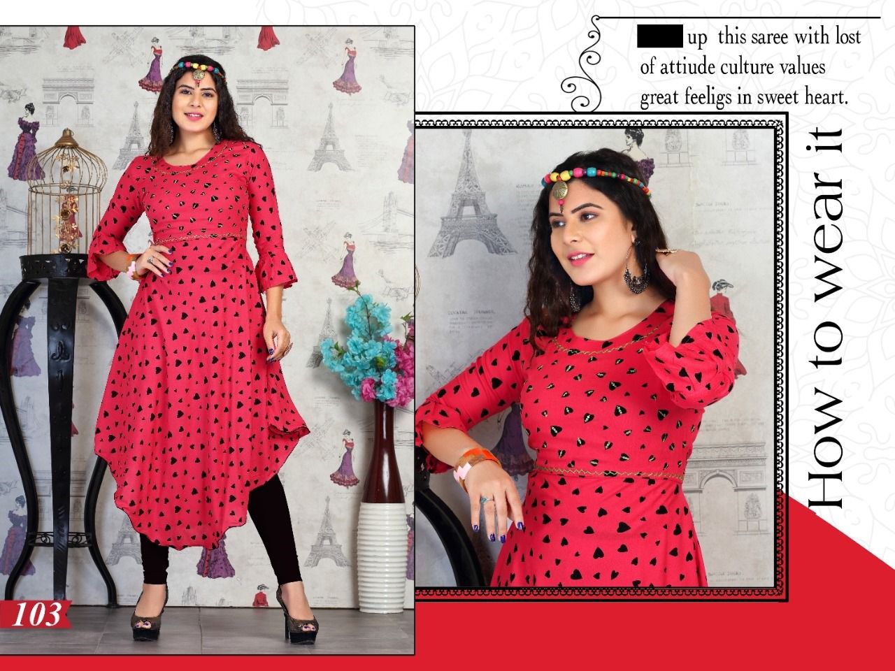 Trendy Sharavya Casual Daily Wear Rayon Printed Designer Kurti Collection